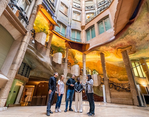 Casa Mila Tickets Flower Coutryard