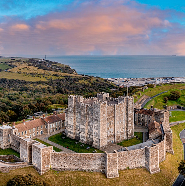 Explore Dover Castle where history guards the cliffs