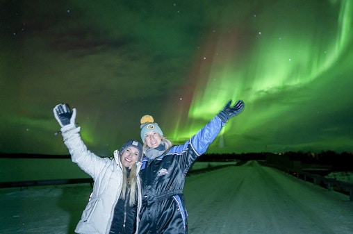 Rovaniemi: pościg za zorzą polarną z gwarantowanym nieograniczonym przebiegiem