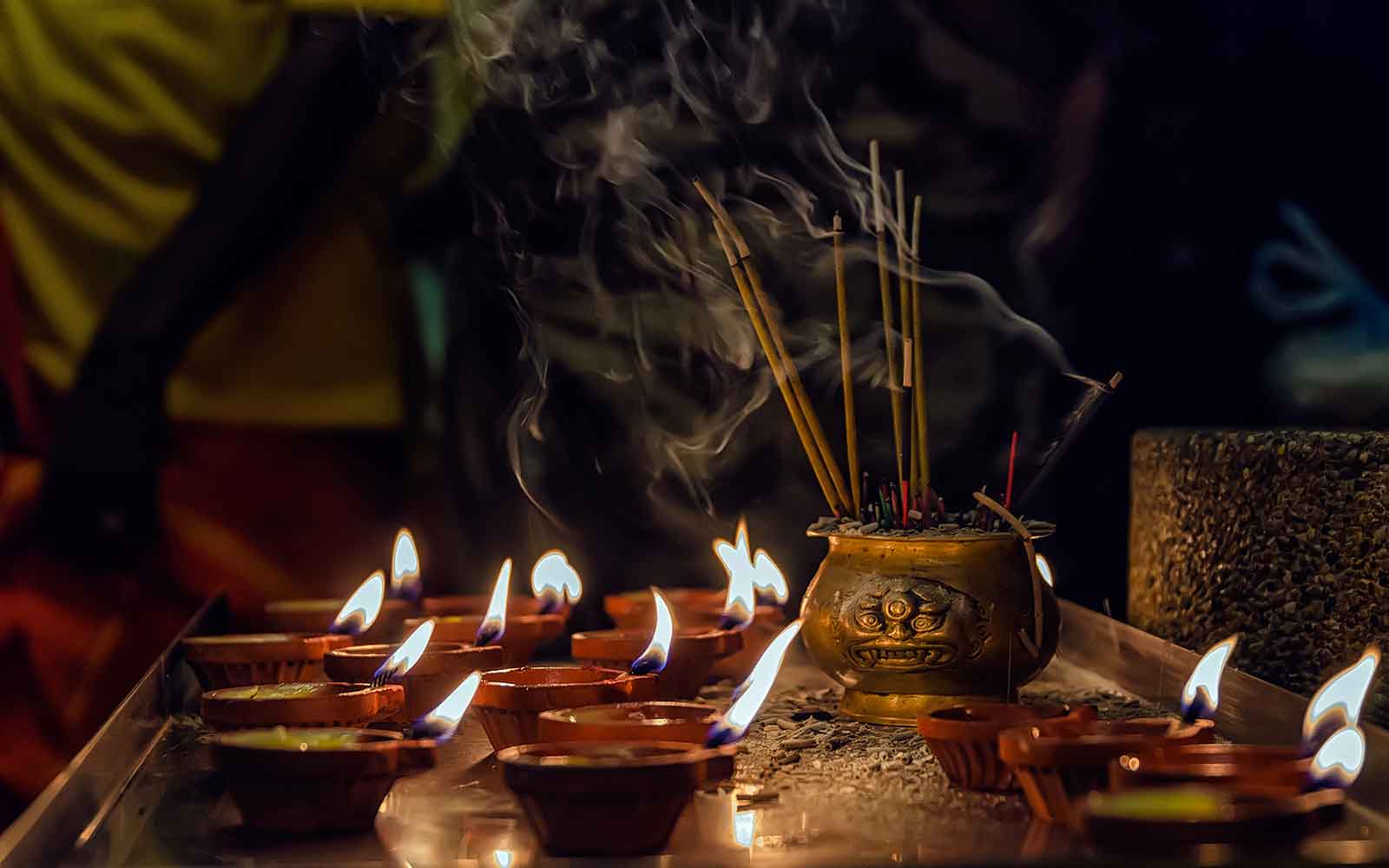 Rituals inside the cave