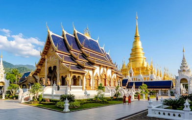 From Chiang Mai: Bua Thong Sticky Waterfalls and Mae Ngat Dam Boat Tour