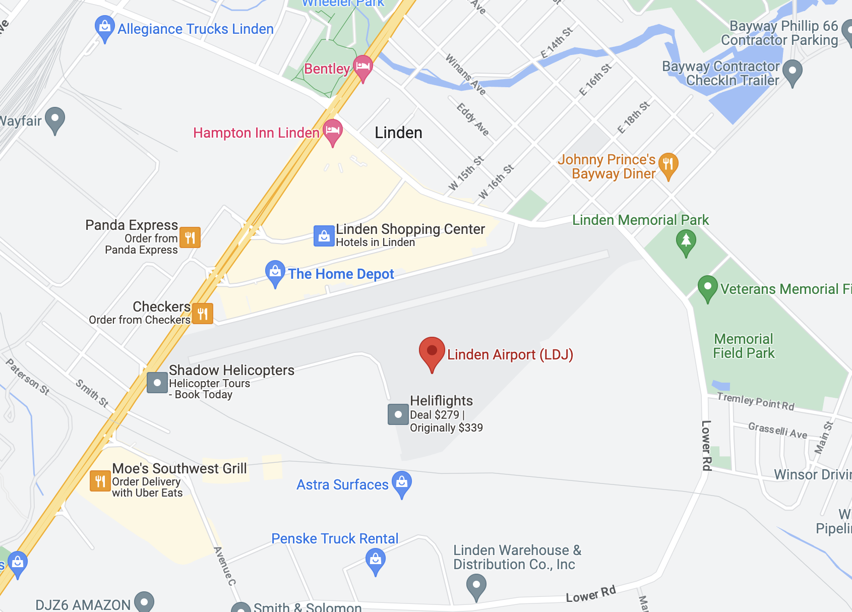 Tour in elicottero su New York - Ubicazione