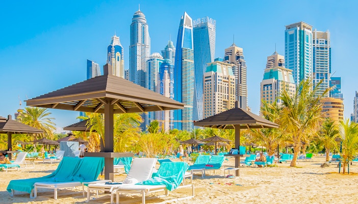 dubai new year - beach