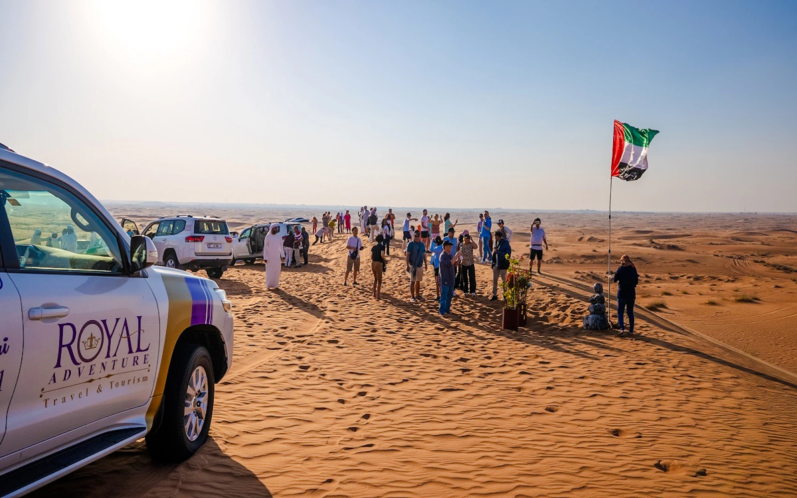 Dubai Red Dune Desert Safari with Hotel Transfers, 4x4 Dune Bashing, Sandboarding and Camel Ride