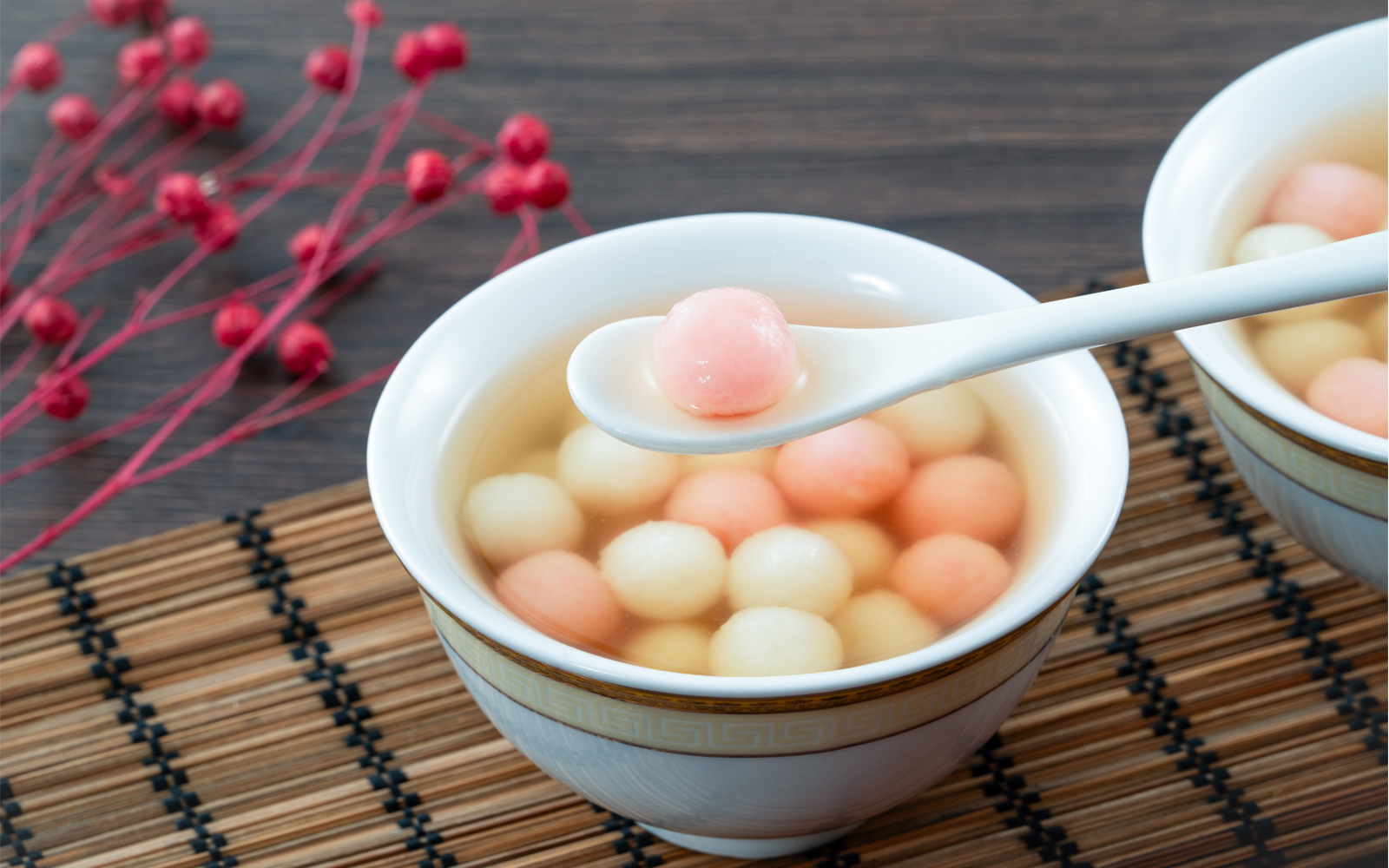 Dongzhi Festival red bean soup.