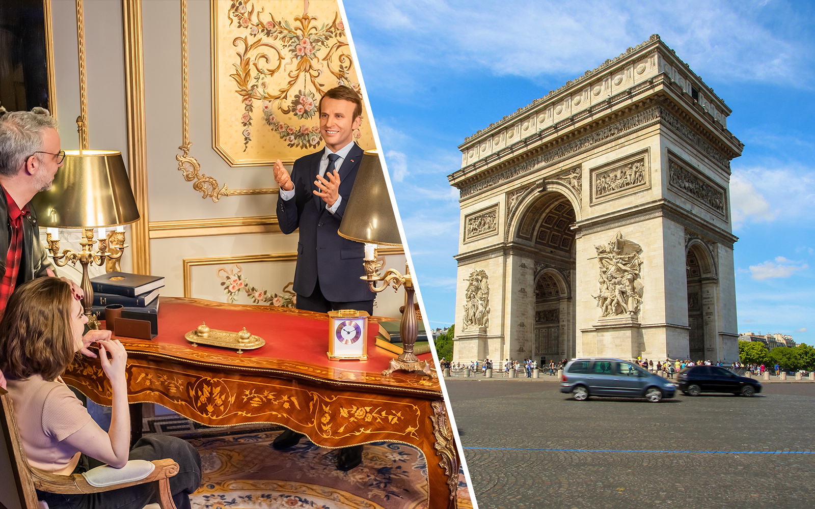 Combo (Save 7%): Grévin Wax Museum + Arc de Triomphe with Rooftop Access