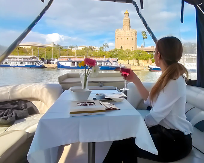 Seville Guadalquivir River Cruise with Tapas & Drink