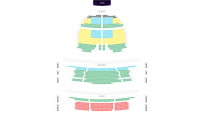 Lyric Theatre Seating Chart