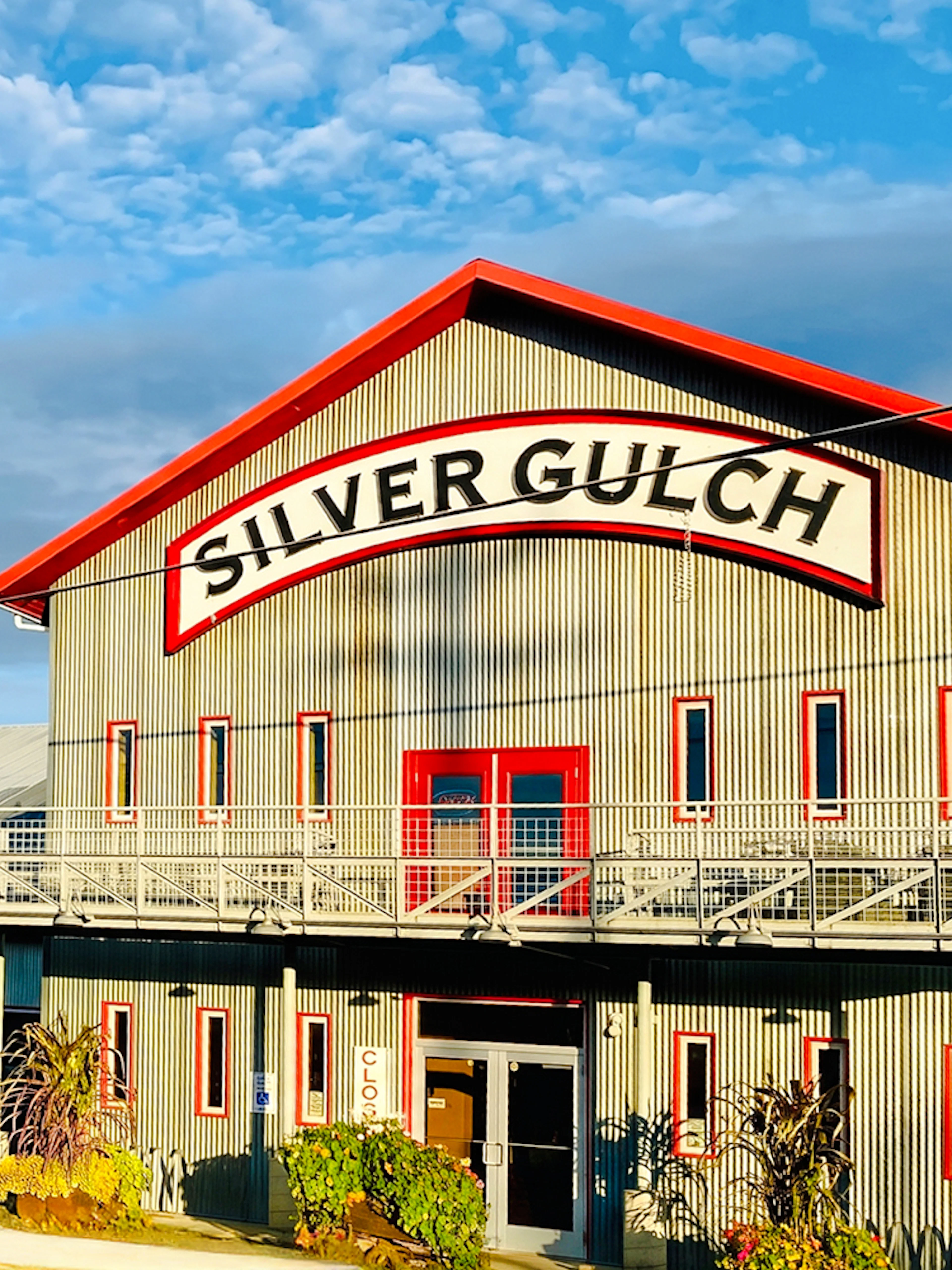 Silver Gulch Brewery exterior in Fairbanks, part of the Arctic Ale Trail tour.