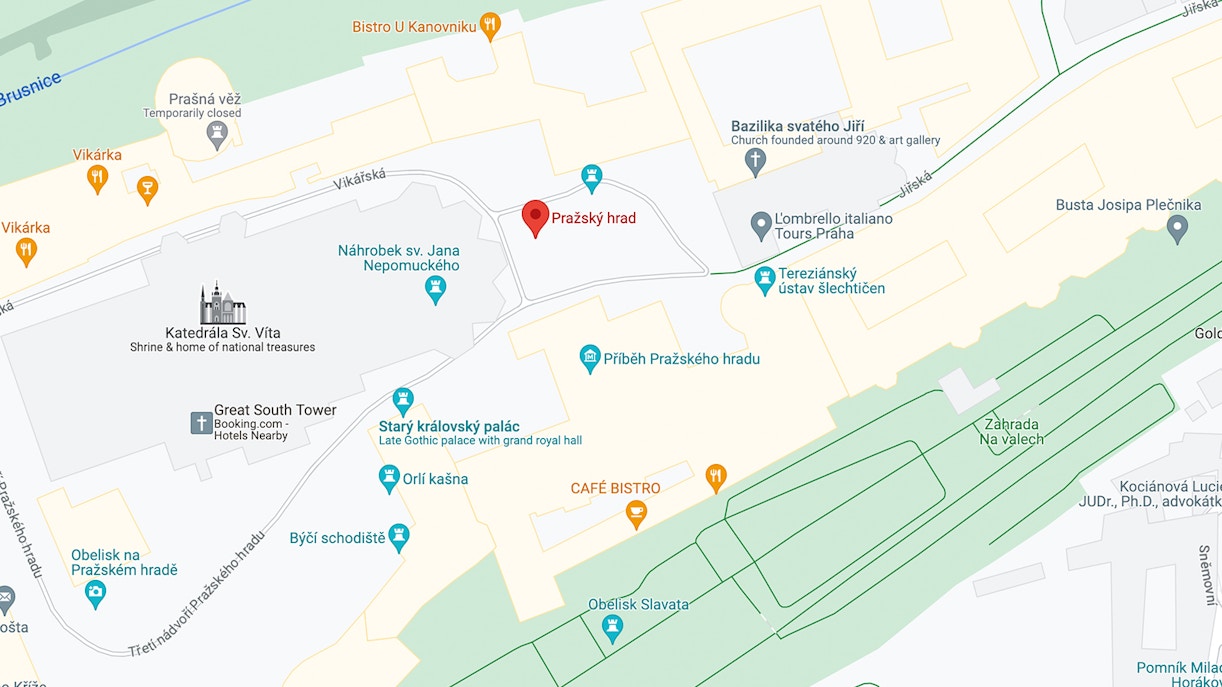 Prague Castle Location