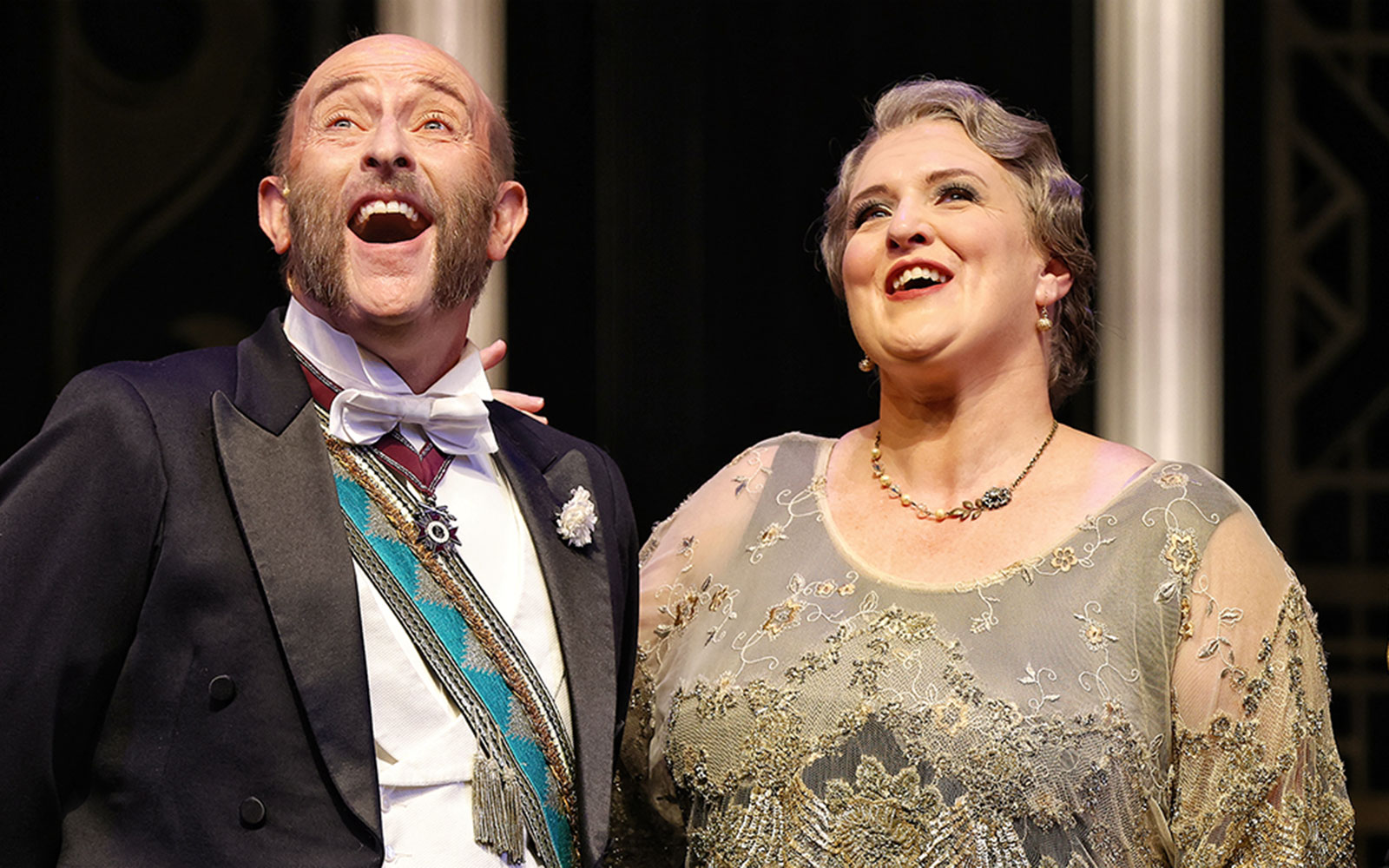 Performers in The Merry Widow theatrical show, Sydney.