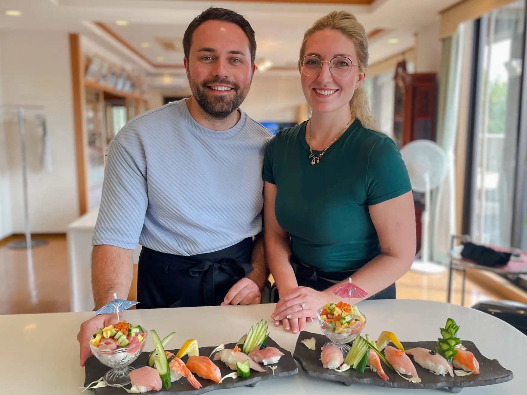 Osaka Ramen and Sushi Cooking Class with Tea Ceremony