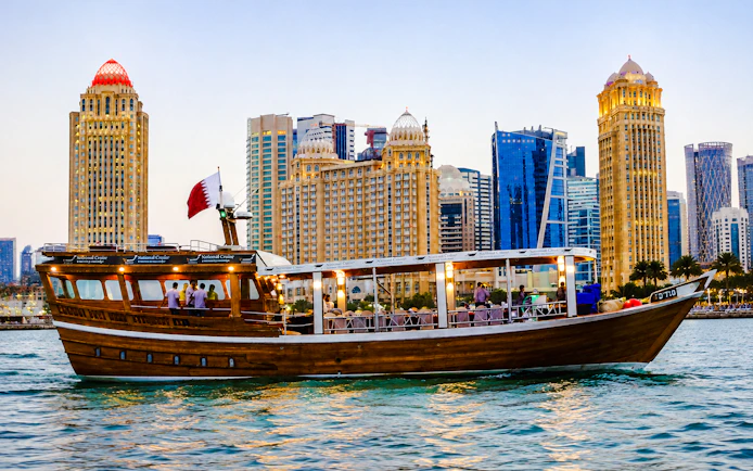 Doha Private City Highlights Tour with Souq Waqif and Dhow Boat Cruise