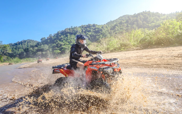 Chiang Mai Outdoor Adventure by 8Adventures: ATV, Whitewater Rafting or Waterfall Trek