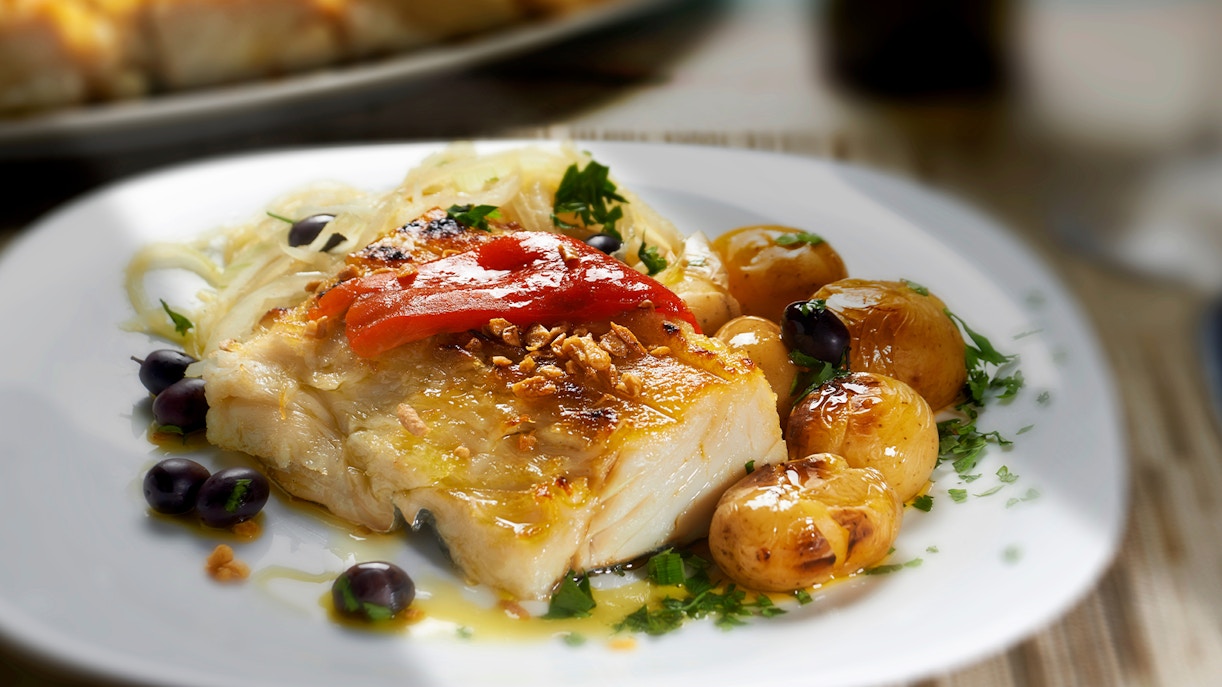 entradas palacio da pena sintra, Bacalao y comida portuguesa