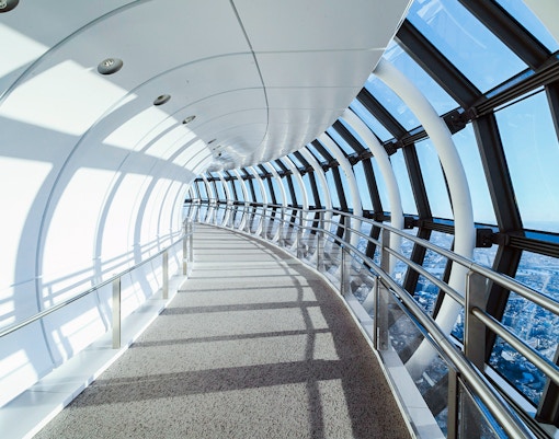 Tokyo Skytree view with cityscape, part of Samurai Ninja Museum and Skytree ticket combo.