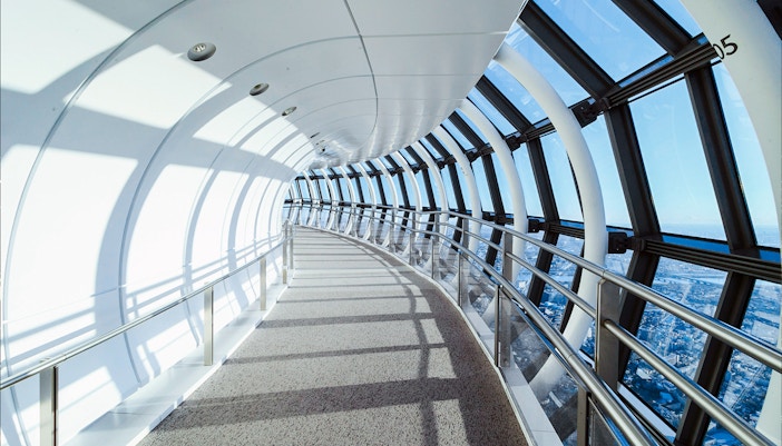 Tokyo Skytree view with cityscape, part of Samurai Ninja Museum and Skytree ticket combo.
