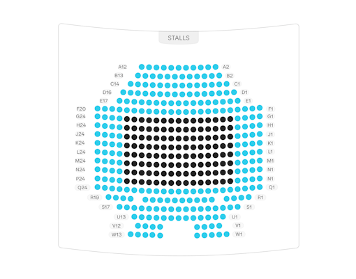 Lyric Theatre Stalls Seating Plan
