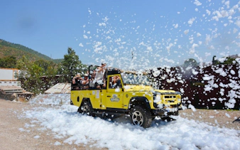 from marmaris: jeep safari with water fights to turgut waterfall and kızkumu beach-2