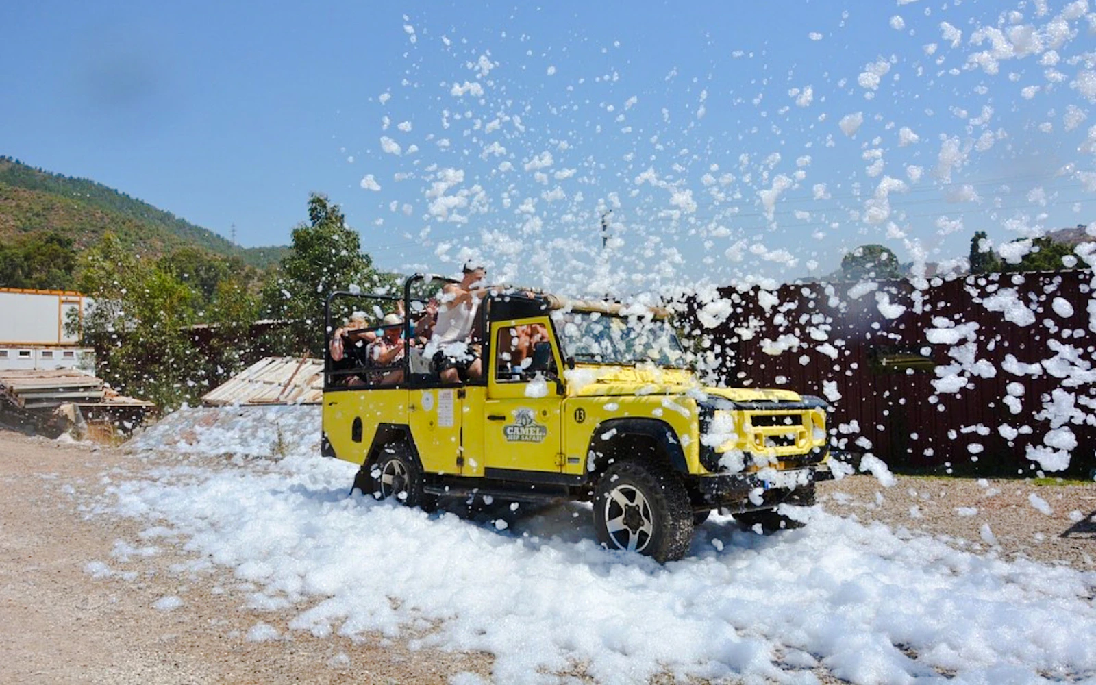From Marmaris: Jeep Safari with Water Fights to Turgut Waterfall and Kızkumu Beach Image 2