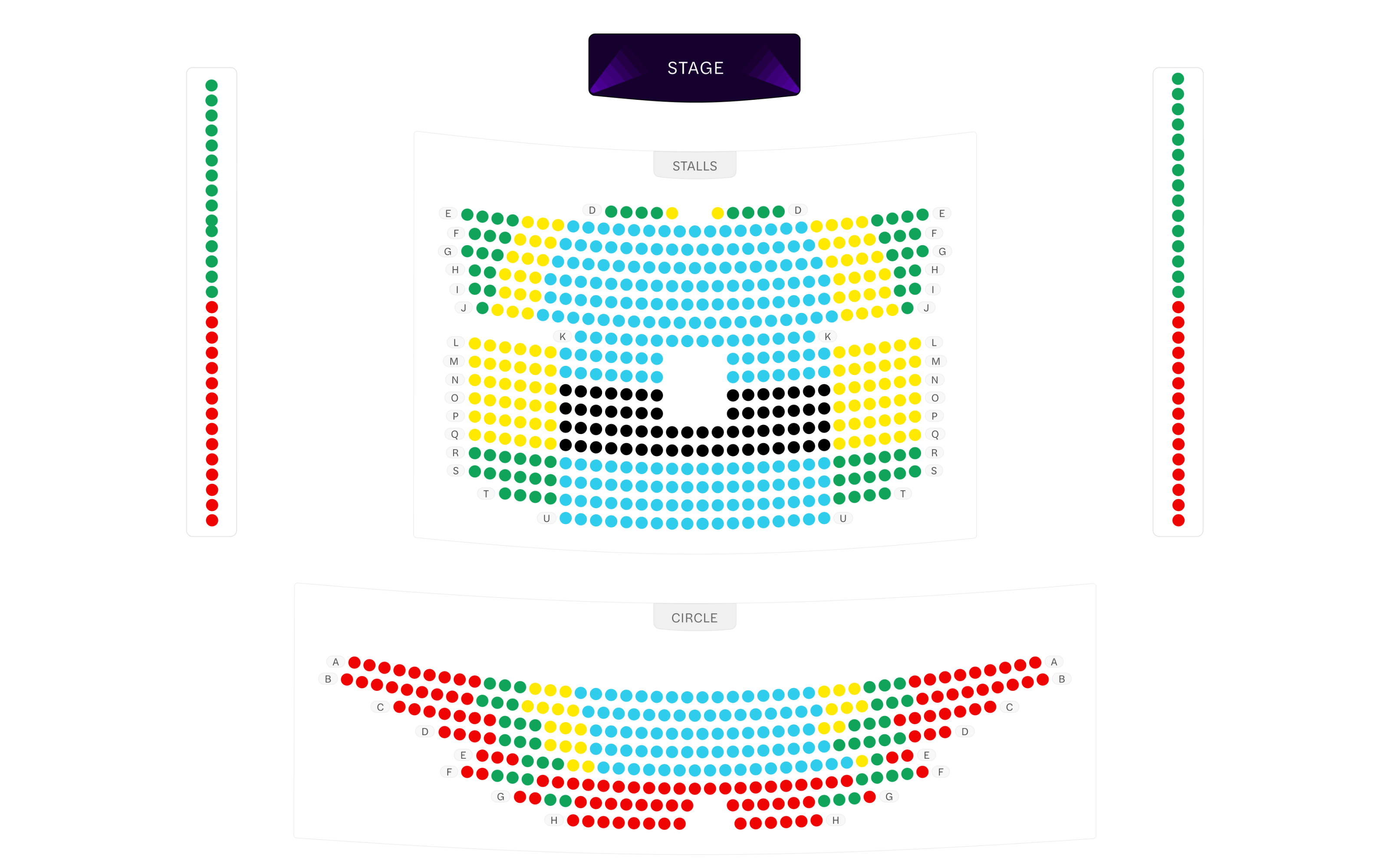 Alexandra Palace Theatre Seating Map