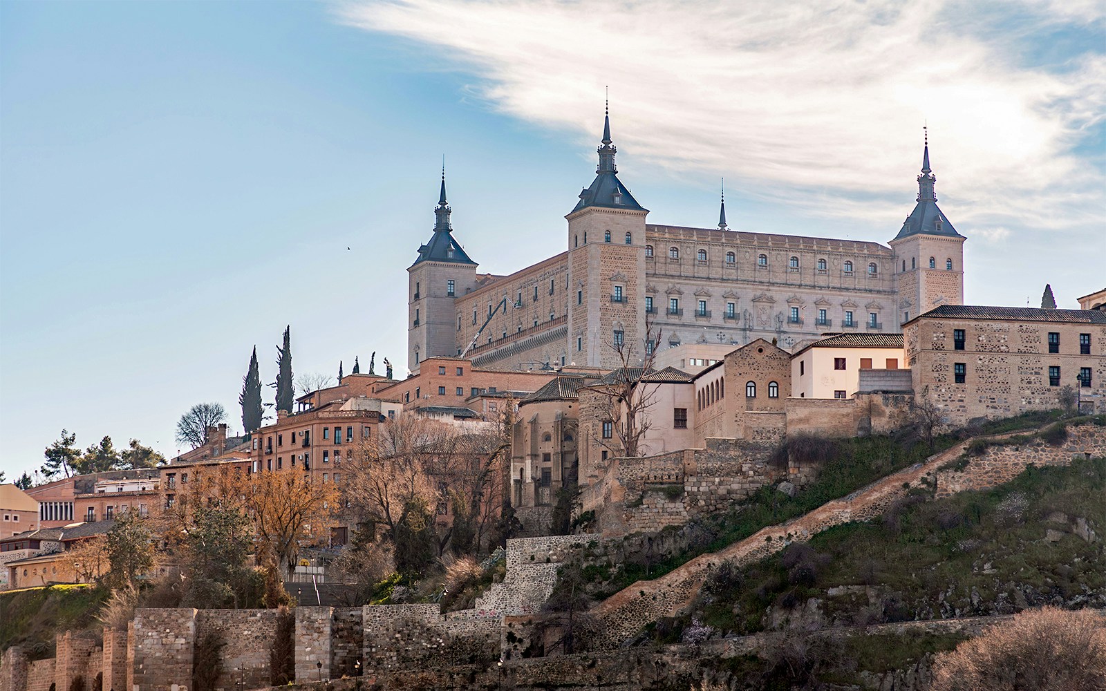 Golden Age and DeclineToledo historical center with medieval architecture and cobblestone streets.