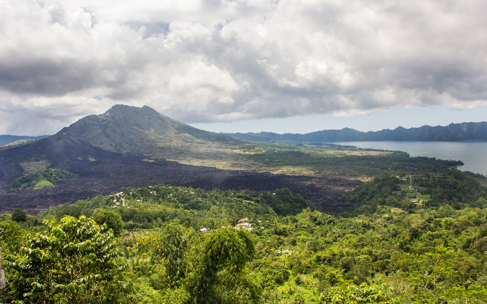 Mount Batur after rain 