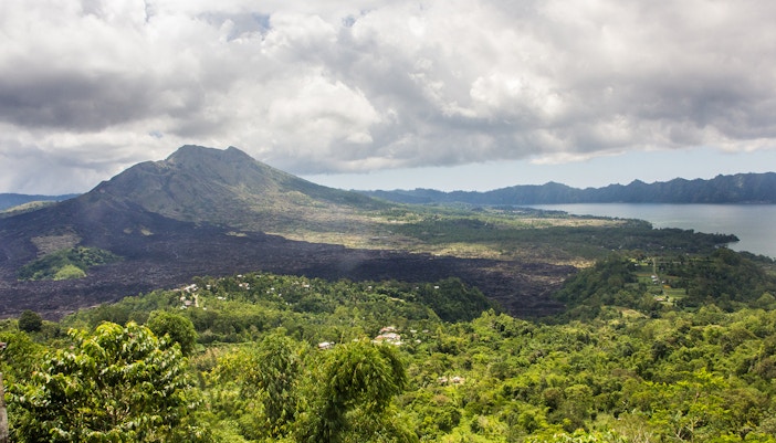 Mount Batur after rain