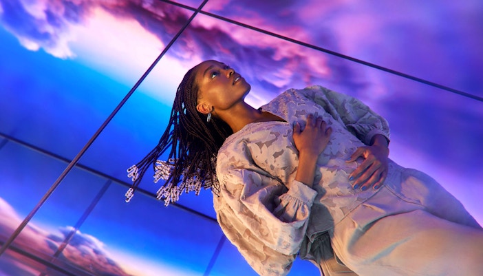 SUMMIT One Vanderbilt observation deck with panoramic views of New York City skyline.