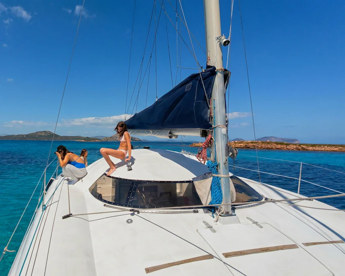 From Olbia: Tavolara RIB Tour or Catamaran Cruise