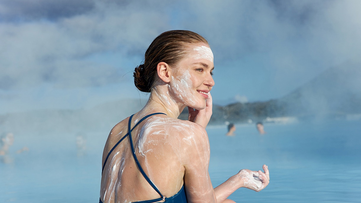 Shopping at the blue lagoon