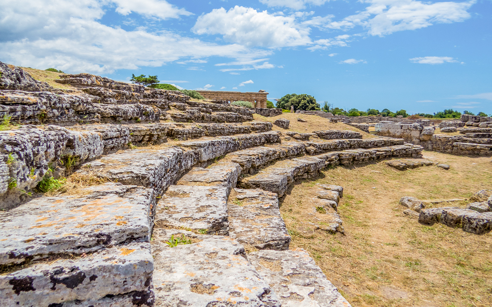 Amphitheater of Archaeological Park of Paestum