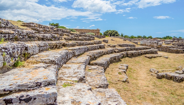Amphitheater at Paestum Archaeological Park