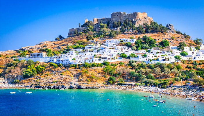 Panoramic Views of Lindos Village