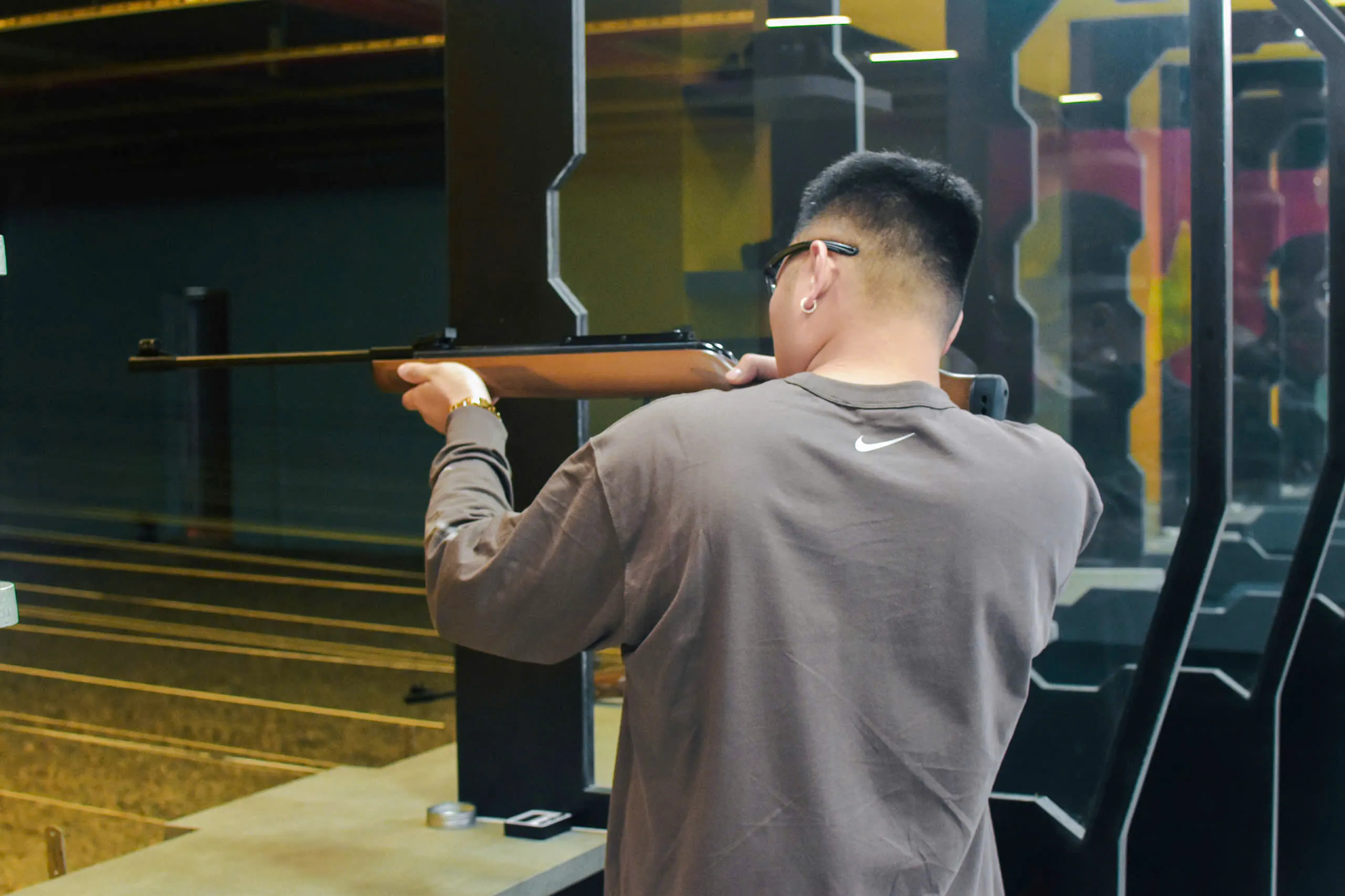 Shooting range experience with instructor in Sa Pa.