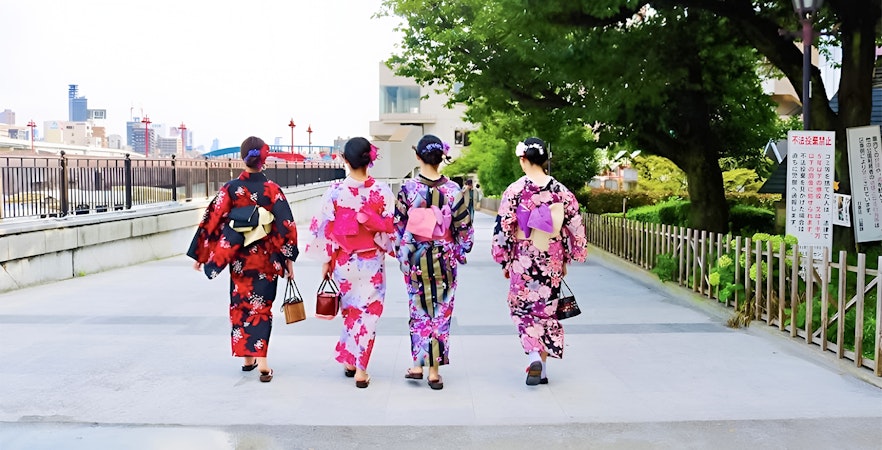 Expérience du kimono à Tokyo