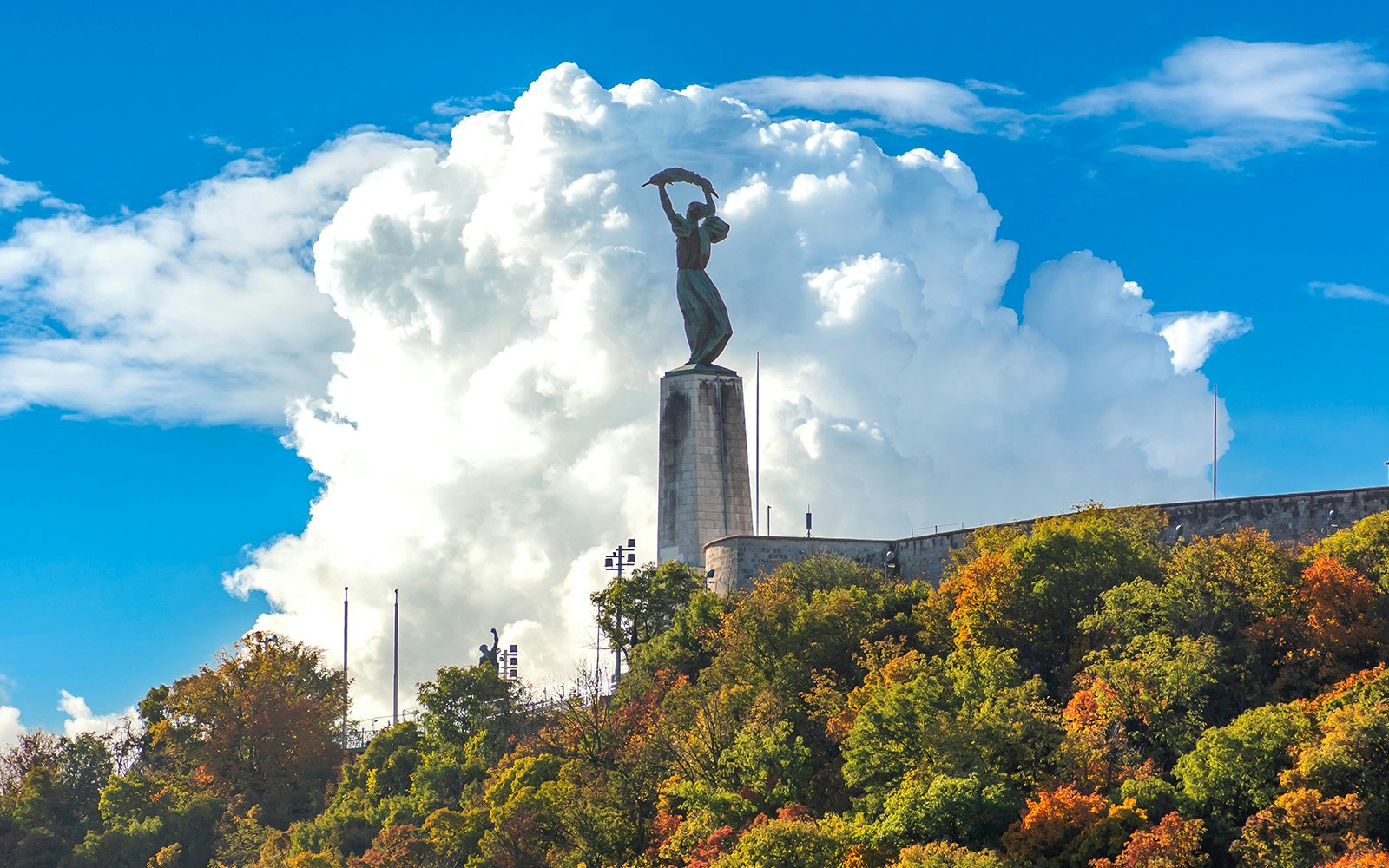 Liberty statue on Gellert mountain