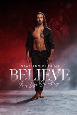 Graziano di Prima performing dance routine on stage during Believe tour.