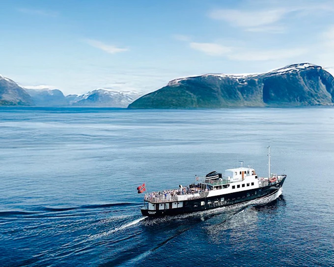 From Alesund: Hjorundfjord Tour on a Classic Fjord Liner
