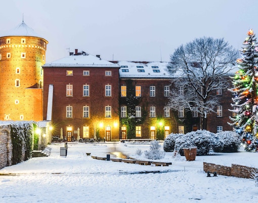 Christmas in Krakow - Snow Capped Krakow