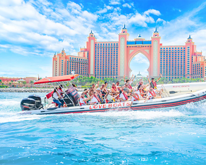 Love Boats Palm Jumeirah 60/75/90 Minutes Tour