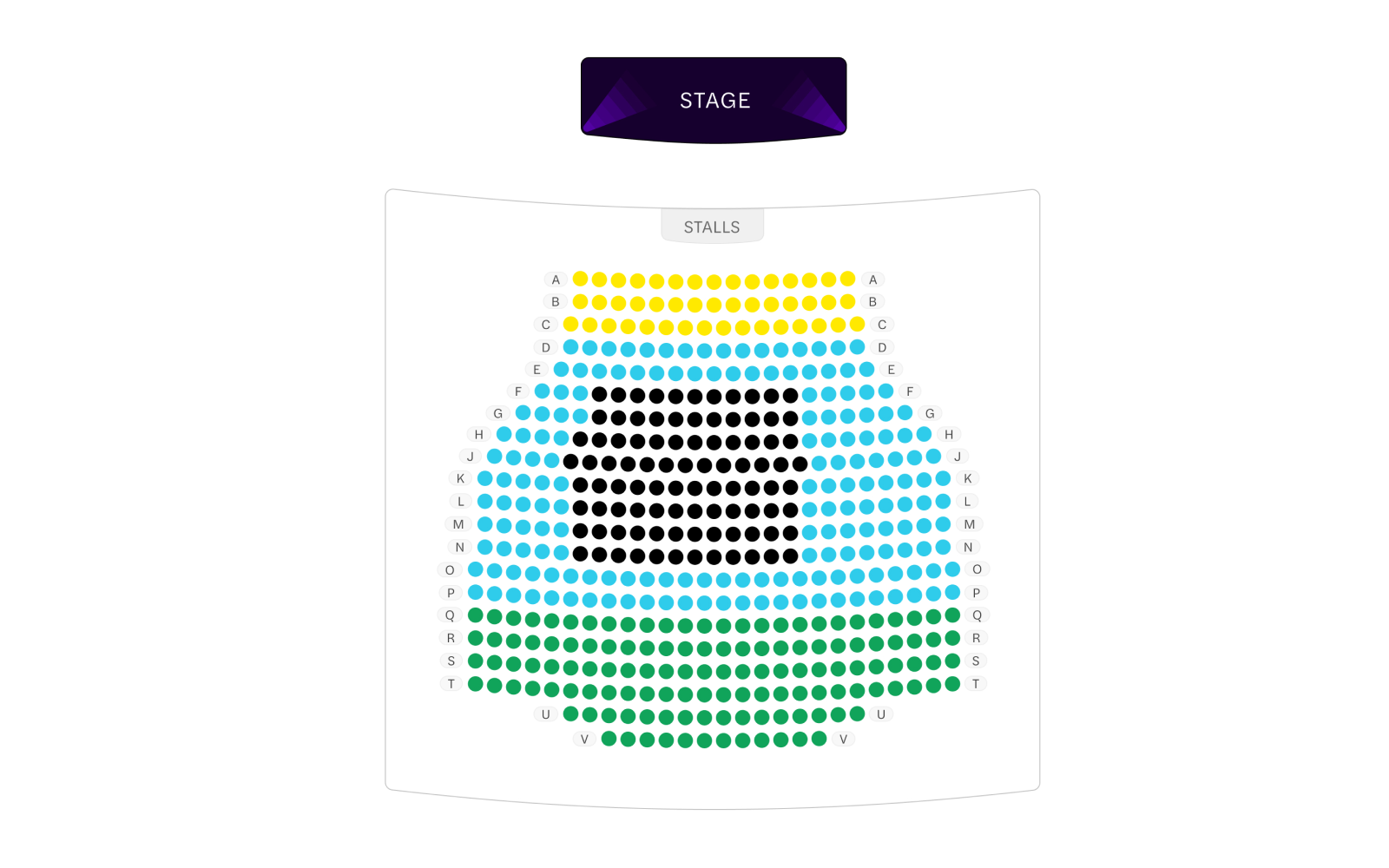 London  Theatre Seating Plan