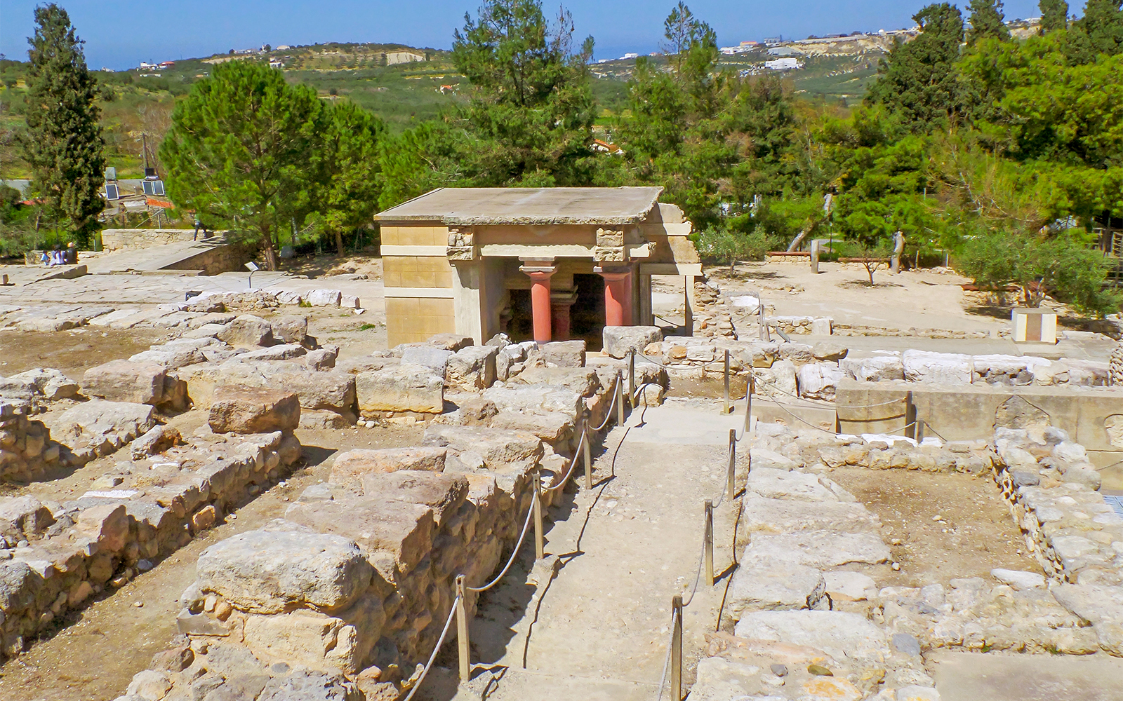 North Lustral Basin inside Knossos Palace
