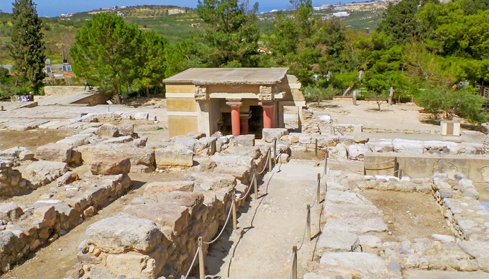 North Lustral Basin inside Knossos Palace