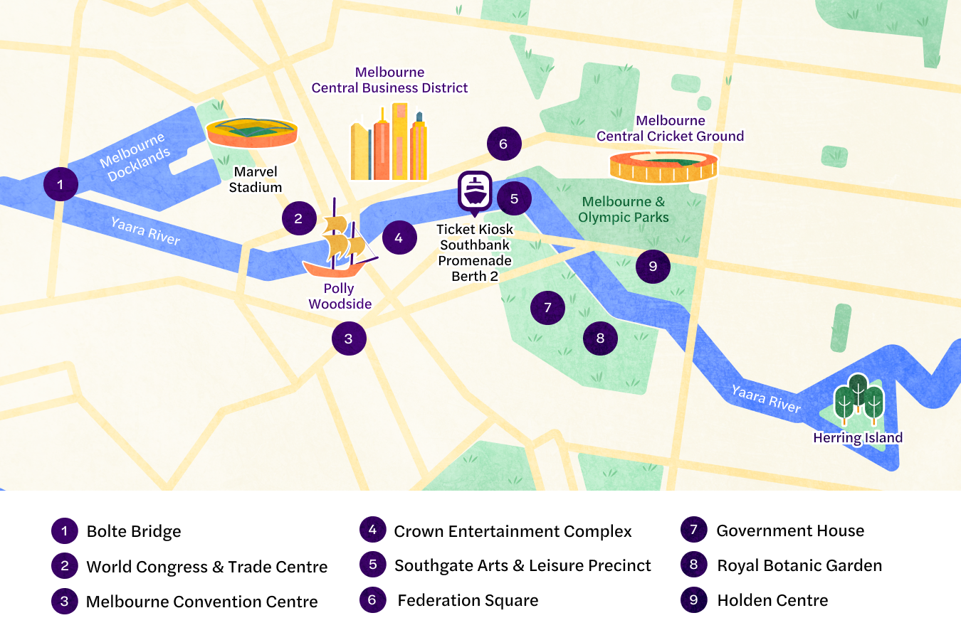 Melbourne river cruises