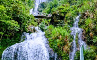 from sapa town: rong may glass bridge and silver waterfall tour-3