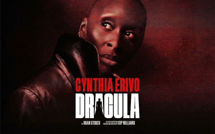 Dracula Westend show poster featuring a dramatic portrait.