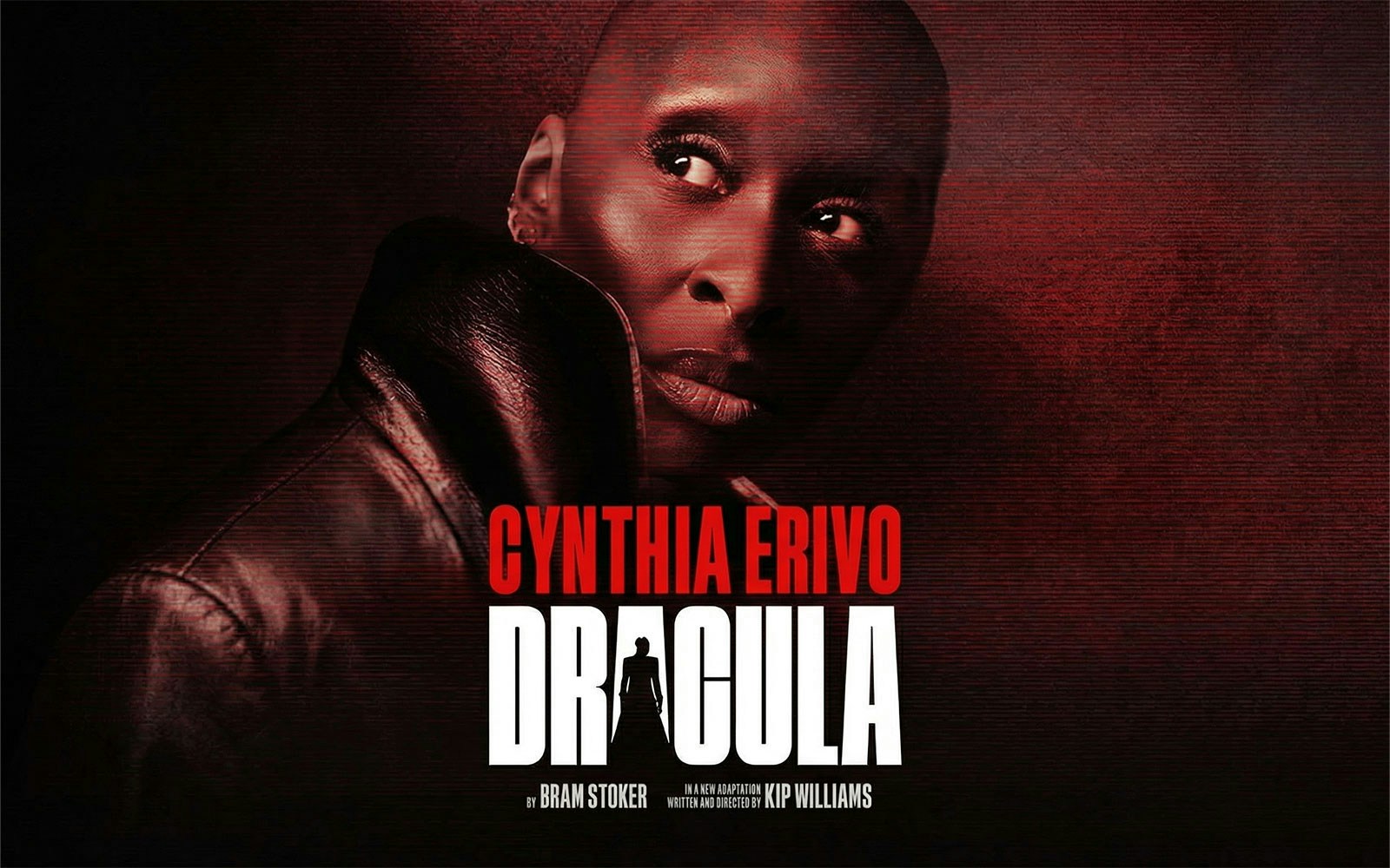 Dracula Westend show poster featuring a dramatic portrait.