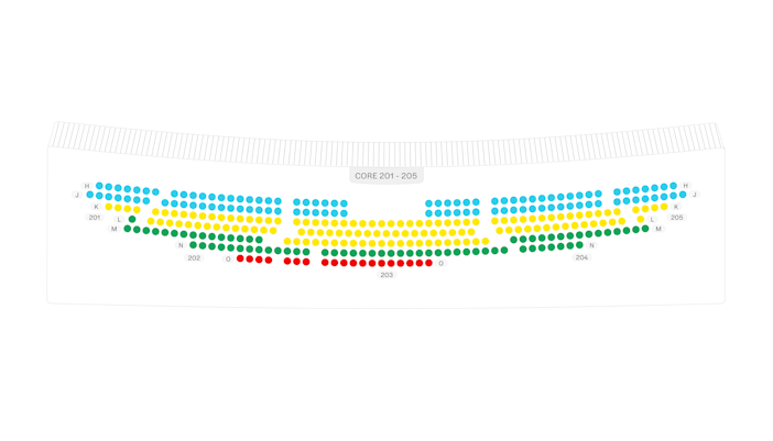 Mad Apple Theater Seating chart