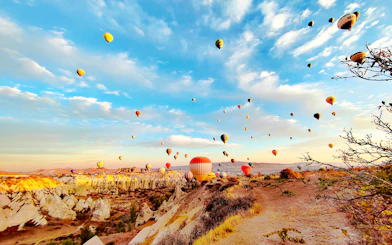 Cappadocia Sunrise Hot-Air Balloon Watching Tour with Hotel Transfers